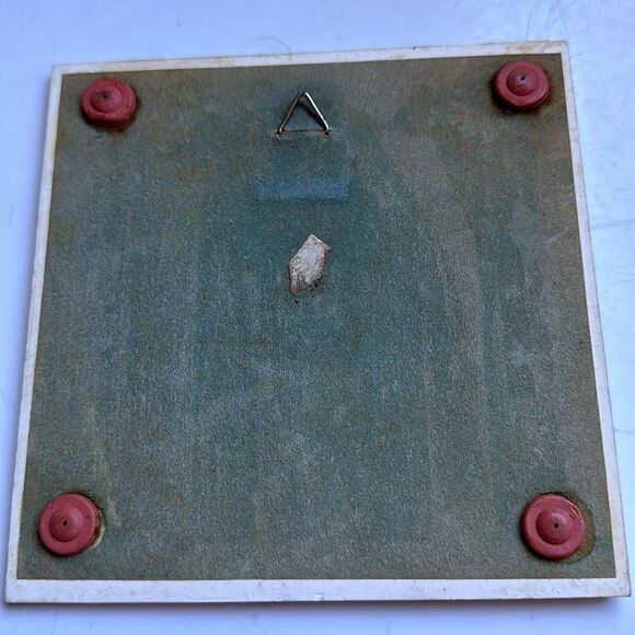 Vtg Holt-Howard Ceramic Tile Trivet/Hot Plate/Wall Hanger Angels/Instruments. - Picture 6 of 6